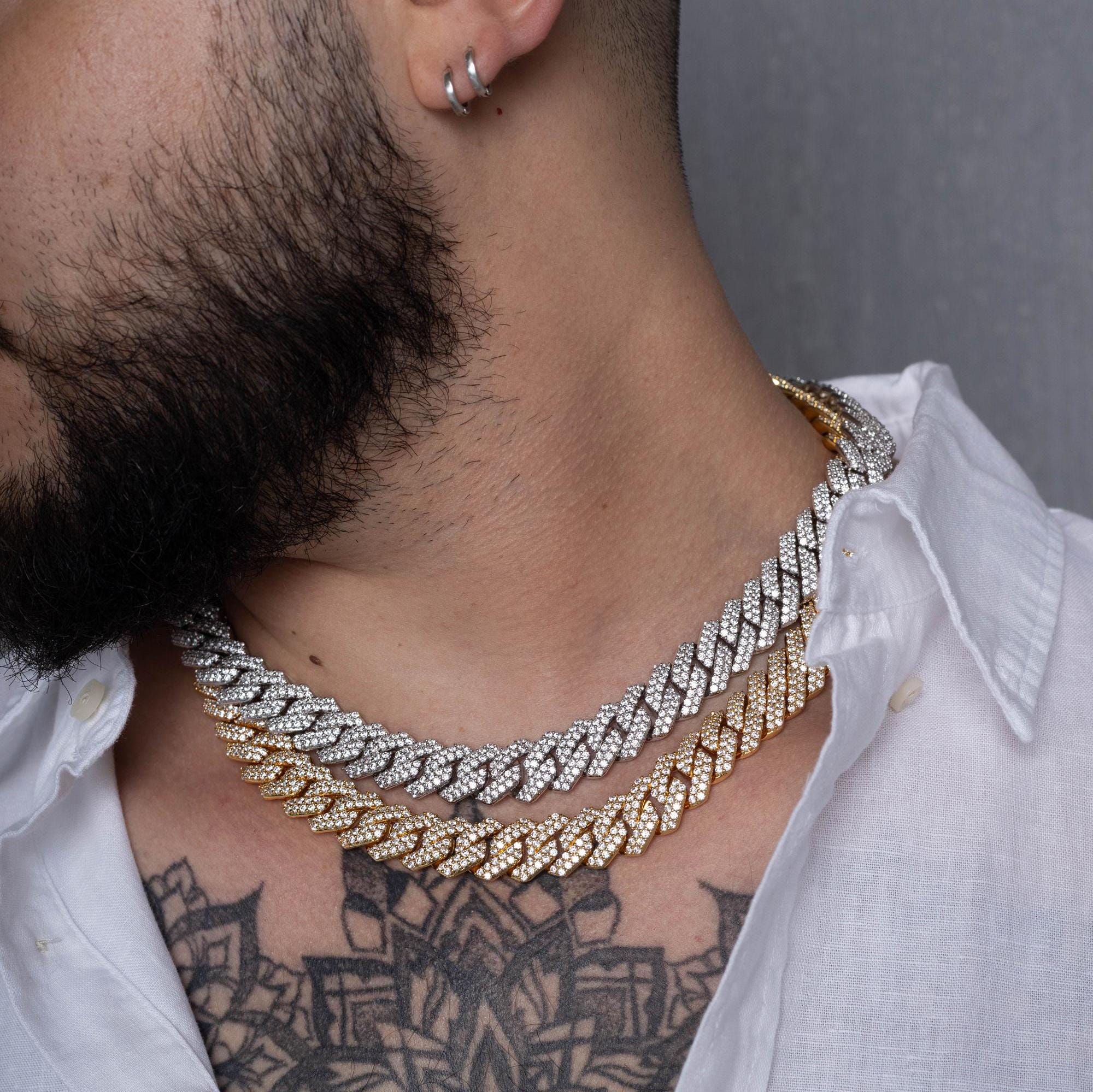 Collana Con Strass Uomo - Acquista Collana Con Strass Uomo - Foto 7