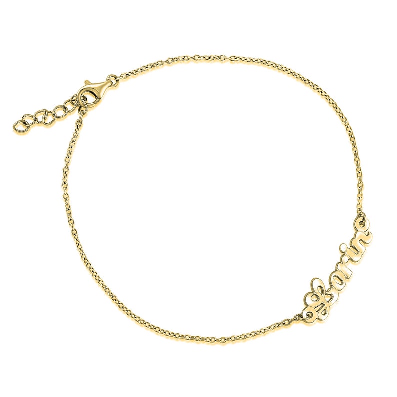 Personalized Name Anklet Custom Ankle Bracelet Etsy