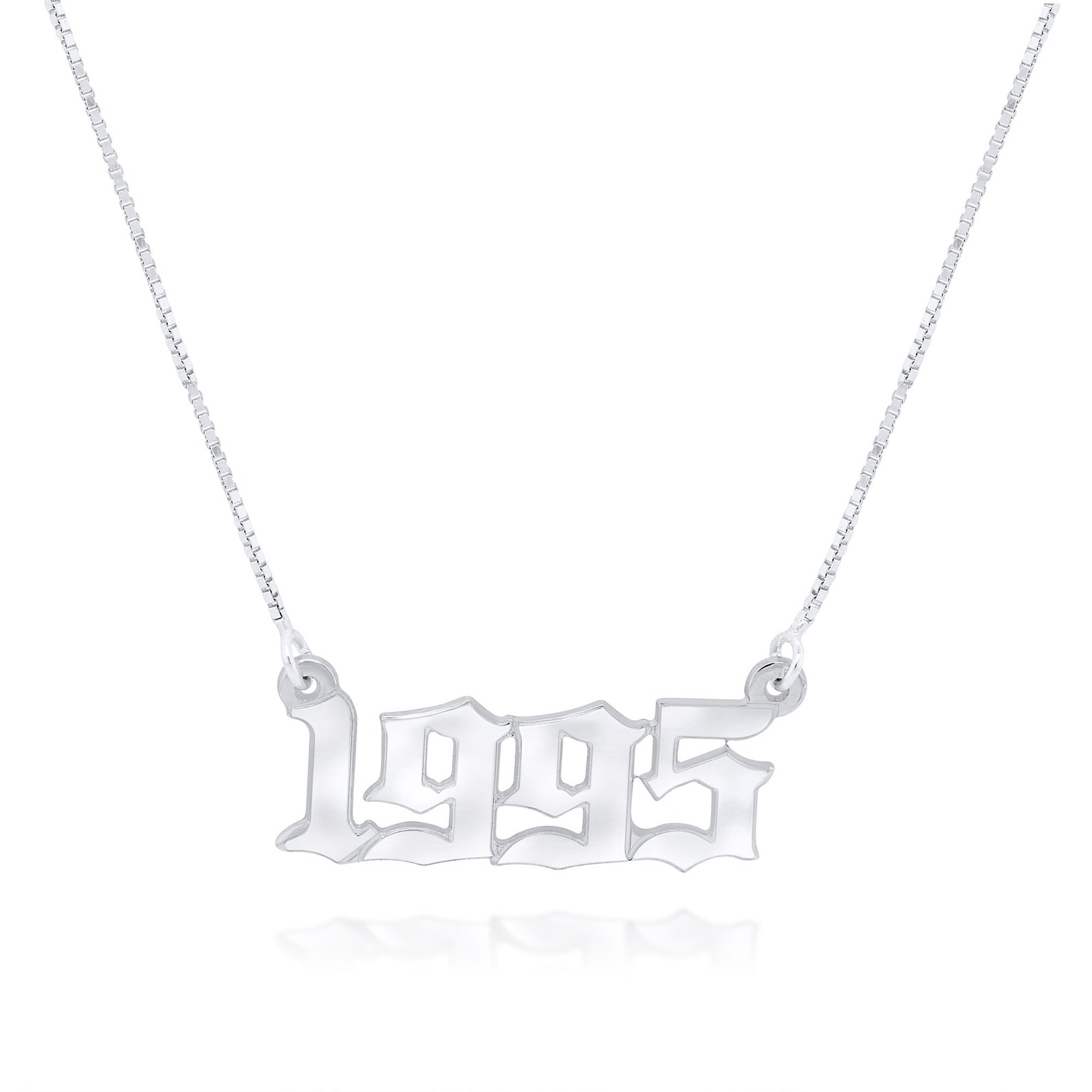 Personalized year necklace Clearance