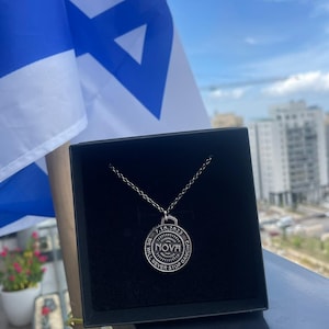 NOVA Necklace - Nova Festival pendant - In memory of young dancers who had celebrated life - Silver plated , 24K Gold plated and Bronze