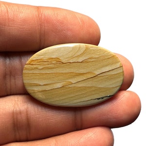 Owyhee Jasper Cabochon Gemstone from Idaho Natural 38x23x5 MM, 35.40 Cts