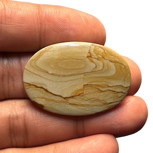 Owyhee Jasper Cabochon Gemstone from Idaho Natural 37x25x4 MM, 36.15 Cts
