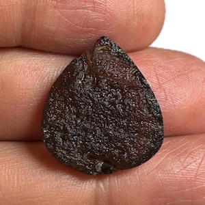Indochinite Tektite Raw Face 20x18x6 MM, 18.30 Cts