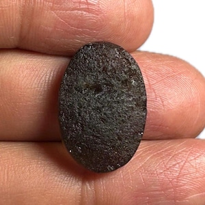 Indochinite Tektite Raw Face 22x15x6 MM, 17.60 Cts