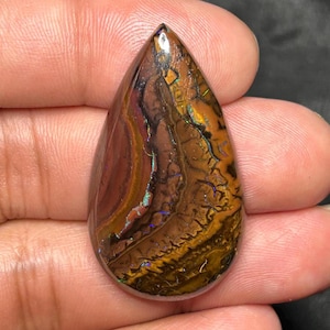 Koroit Boulder Opal Cabochon Ädelsten från Australien Naturlig 39x22x6 MM, 48,95 Cts