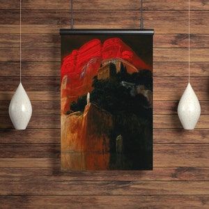 Affiche A3 de Zdzisław Beksiński, art polonais, affiche de paysage surréaliste, œuvre d’art surréaliste, peinture sombre, peinture étrange, peinture abstraite, gothique