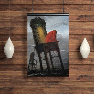 Affiche d’art de Zdzislaw Beksiński, affiche d’art imprimée, affiche sombre, peinture de Beksiński, œuvre d’art surréaliste, art sombre, peintures sombres, surréalisme, art polonais