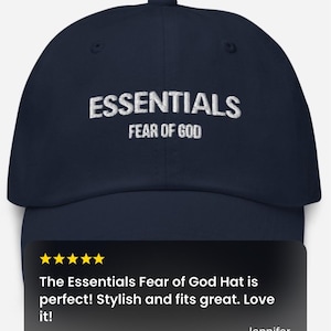 ESSENTIALS FEAR Of God  HAT, Unisex Headwear Baseball Cap