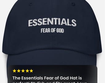 ESSENTIALS FEAR Of God HAT, Unisex Kopfbedeckung Baseballkappe