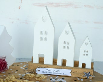 Decorative houses made from Raysin