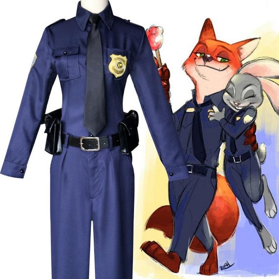 Nick Wilde Zootopia Disney Cosplay Costume De Fete En Stock Etsy
