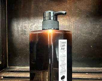 Bagnoschiuma, shampoo e detergente per le mani tutto in uno naturale 16 oz