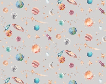 Outer Space Shower Curtain Kids Shower Curtain Boys Shower Etsy