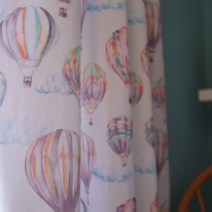 Hot Air Balloons Children's Cotton Curtain Fabric image 6