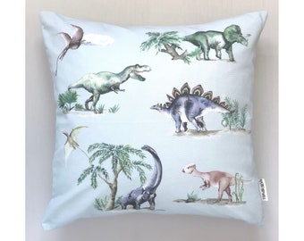 Dinosaur Printed Patterned Children's Cushion