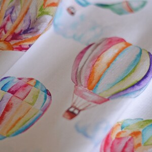 Hot Air Balloons Children's Cotton Curtain Fabric image 3