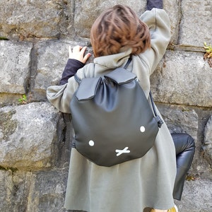 Kids backpack, Printed drawstring bag, Animal backpack, Bag image 1