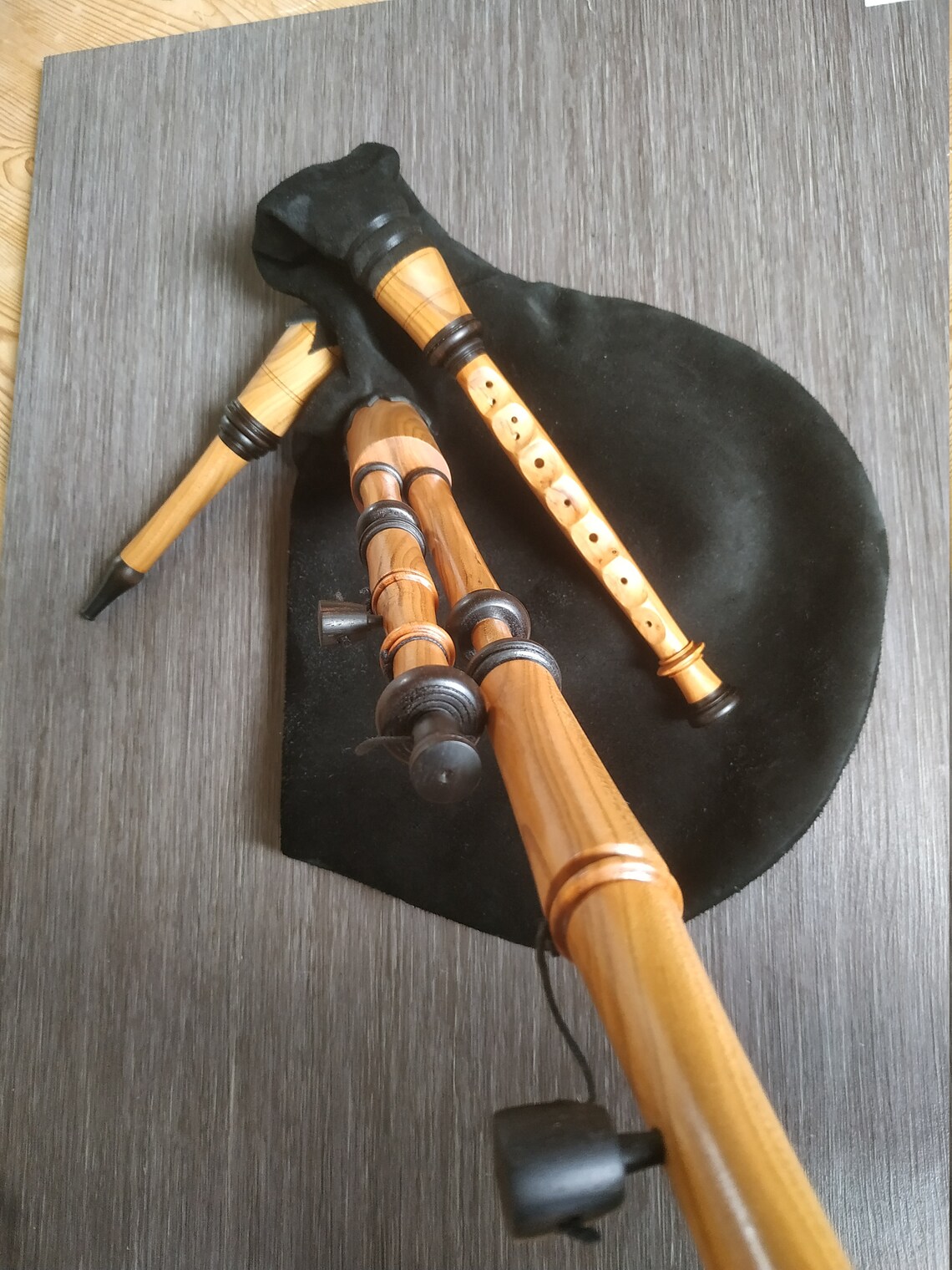 Sackpipa with 2 drones swedish bagpipe Etsy