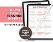 Digital Teacher Inserts for Digital Planners | Teaching Inserts | Teaching Planner | Teacher Planner Pages | Digital Inserts