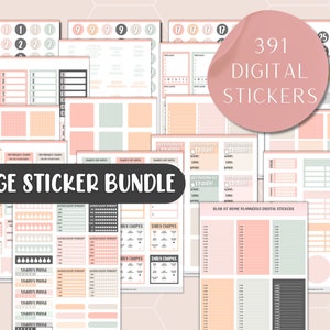 Huge Digital Sticker Bundle | GoodNotes Stickers | Mom Stickers | iPad Planning | Digital Planner Stickers | Precropped | Notes Stickers