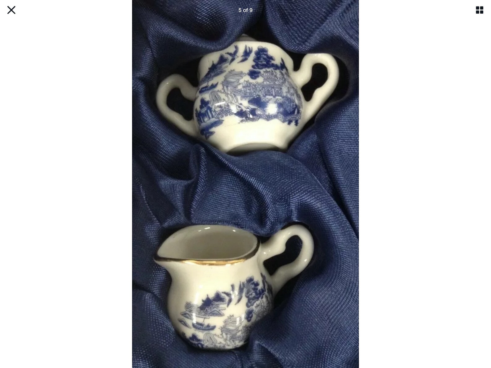 Vintage The Regal Bone China Collection Miniature 6 Pieces Tea Etsy