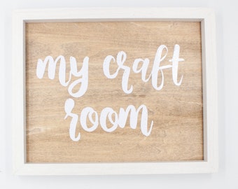 My Craft Room Picture & Sign