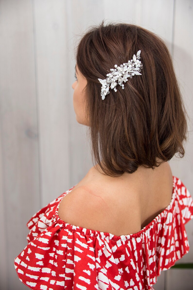 Bridal Hair Comb Leaf Boho Wedding Hair Vine Beach Wedding Etsy