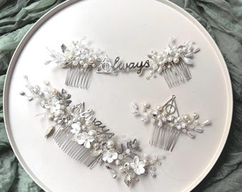 Wedding Hair comb Bohemian Bridal Hair piece Magic wedding Hair piece Wedding Magic Crystals After all this time? Always! Wedding headpiece