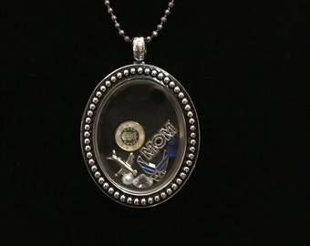 1 Memory Locket Basketball Charm FL175