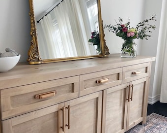 Custom Solid Wood Sideboard