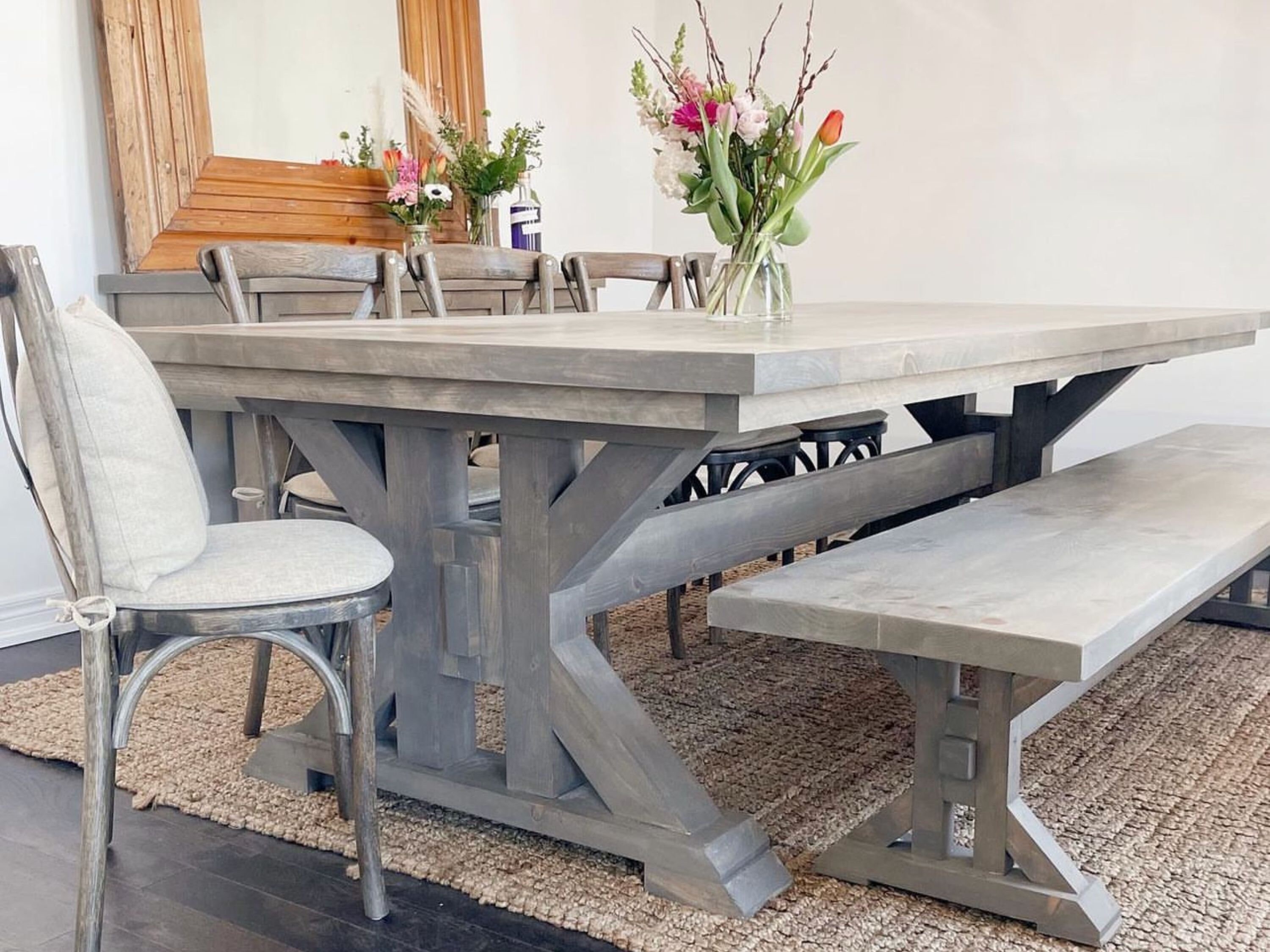 Solid Wood Tables Okanagan Table Etsy