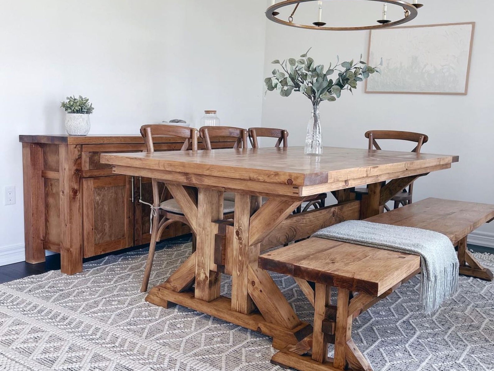 Solid Wood Tables Okanagan Table Etsy