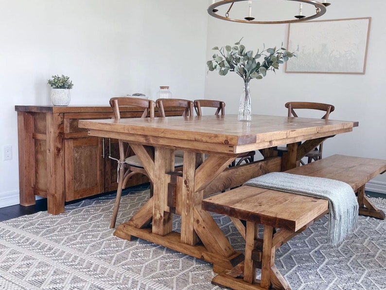 Solid Wood Tables Okanagan Table Etsy