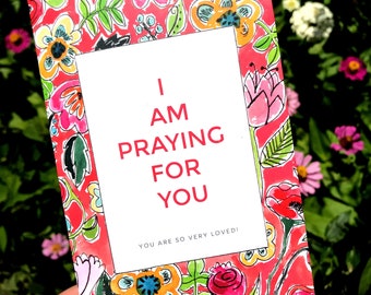 12 Prayer Cards // Greeting blank inside // envelopes // thank you pack // encouragement set // Christian value // Snail mail // watercolor