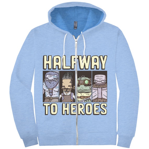 halfway zip up hoodie