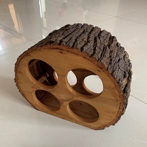 4 Bottle Countertop Wine Rack Holder