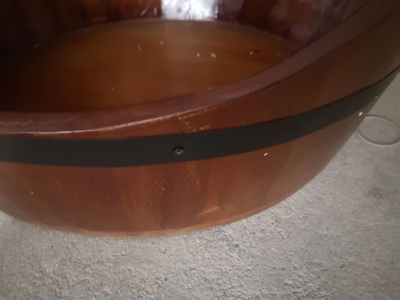 Wood Wine Barrel Display Stand Etsy