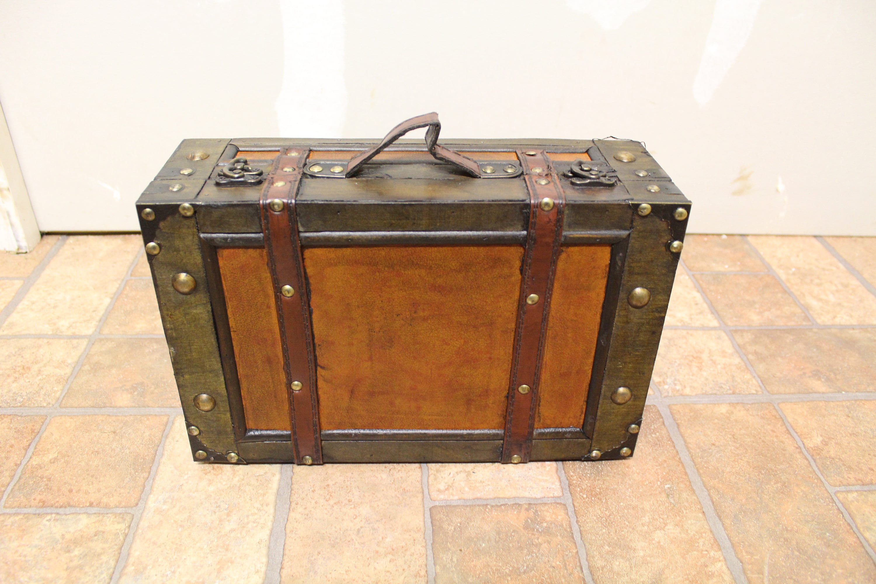 Old Fashioned Suitcase for Home Decor Etsy