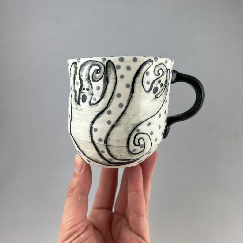 Boo in a Window Porcelain Mug image 3