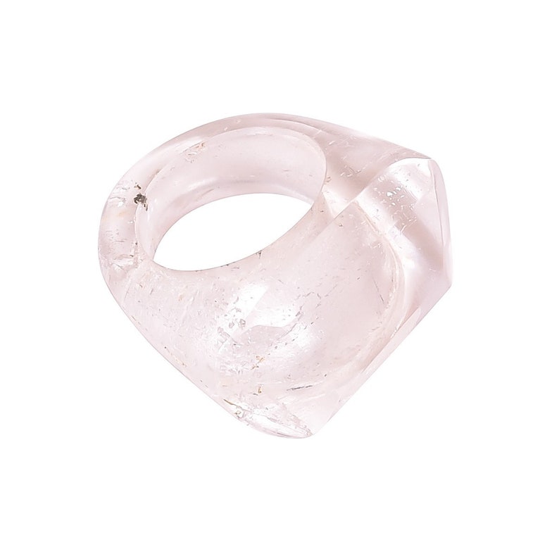 Crystal Handmade Ring 7.5 US