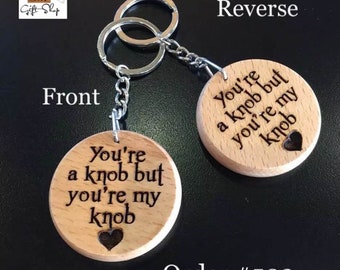 Engraved Keyring Keychain  for Husband Boyfriend Him Nurses
