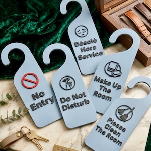 Letrero colgante para puerta Personalízalo a tu manera