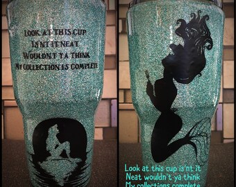 Little mermaid rtic tumbler