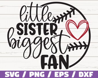 Baseball Sister Svg Etsy