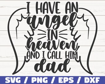 Download Dad In Heaven Svg Etsy