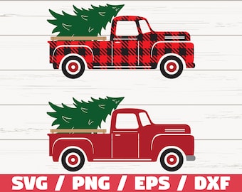 Free Red Truck Svg Etsy