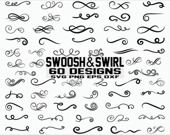 Download Flourish Swirls Etsy