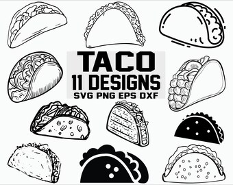 Taco svg Etsy