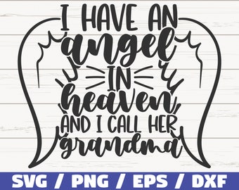 Download Grandma Heaven Svg Etsy