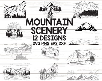 Free Free 125 Mountain Svg Etsy SVG PNG EPS DXF File
